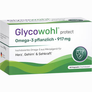 Glycowohl Omega- 3 Kapseln 917 Mg Vegan + Dha + Epa 60 Stück - ab 27,72 &euro;
