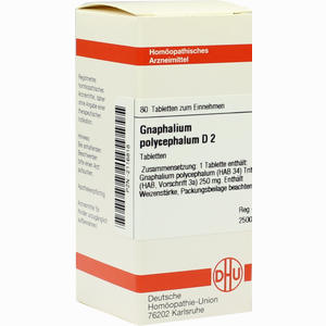 Gnaphalium Polyc D2 Tabletten 80 Stück - ab 0,00 &euro;