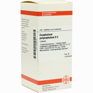 Gnaphalium Polyc D2 Tabletten 200 Stück - ab 0,00 €