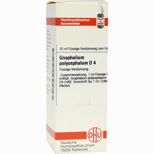 Gnaphalium Polyc D4 Dilution 20 ml - ab 12,60 &euro;