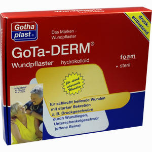 Gota- Derm Foam Hydrokolloid Steril 10x10cm Pflaster 10 Stück - ab 117,62 €