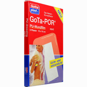 Gota- Por Pu Wundfilm Steril 15x10cm Pflaster 5 Stück - ab 10,58 €
