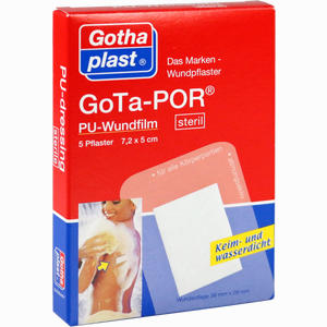 Gota- Por Steril Pu Wundfilm 7.2x5cm Pflaster 5 Stück - ab 4,28 €