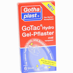 Gotac Hydrogel Gel- Pflaster Oval 6 Stück - ab 5,77 €