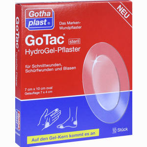 Gotac Hydrogel- Pflaster 7x10cm Steril  10 Stück - ab 68,93 €