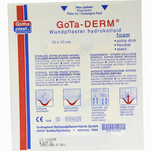 Gotha- Derm Foam Hydrophil 10x10cm Pflaster 1 Stück - ab 14,50 €