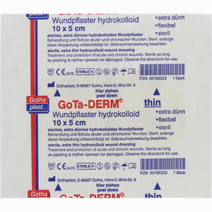 Gotha- Derm Hydrokolloides Wundpflaster 10cmx5cm  1 Stück - ab 4,63 €