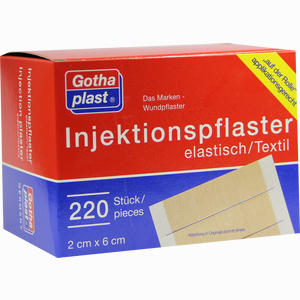 Gothaplast Injektionspflaster Elastisch 2x6cm  220 Stück - ab 22,06 €