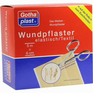 Gothaplast Wundpflaster Elastisch 5mx6cm  1 Stück - ab 0,00 €