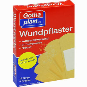 Gothaplast Wundpflaster in 4 Größen  18 Stück - ab 2,90 €