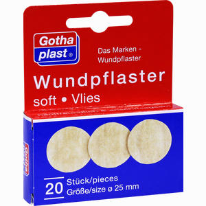 Gothaplast Wundpflaster Soft/vlies 2.5cm  20 Stück - ab 2,24 €