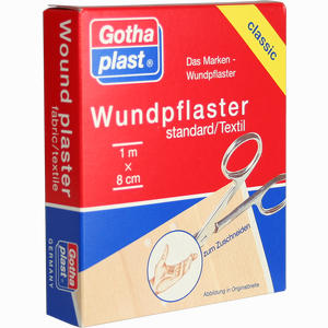 Gothaplast Wundpflaster Standard 1mx8cm Geschnitten  1 Stück - ab 4,40 €