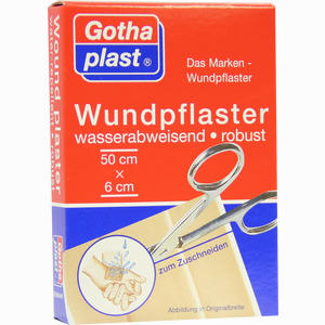 Gothaplast Wundpflaster Wasserabweisend Robust 0. 5mx6cm 1 Stück - ab 2,23 €