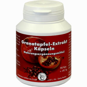Granatapfel- Extrakt Kapseln  90 Stück - ab 9,22 €