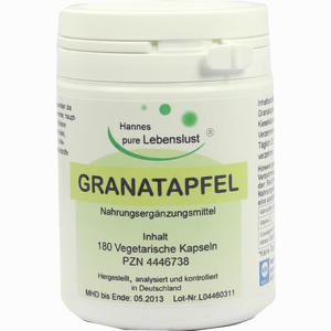 Granatapfel Konzentrat 40% Vegi Kapseln  180 Stück - ab 22,60 €