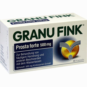 Granu Fink Prosta Forte 500 Mg Hartkapseln 40 Stück - ab 17,08 €