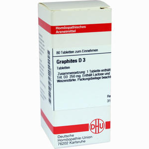 Graphites D3 Tabletten 80 Stück - ab 0,00 &euro;