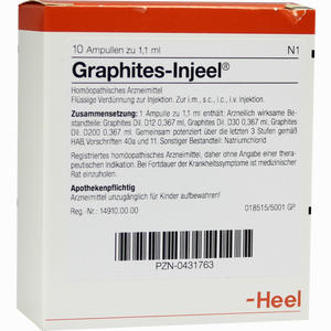 Graphites- Injeel Ampullen  10 Stück - ab 0,00 &euro;