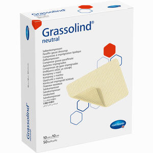 Grassolind Salbenkompressen Steril 10x10cm  50 Stück - ab 29,38 €
