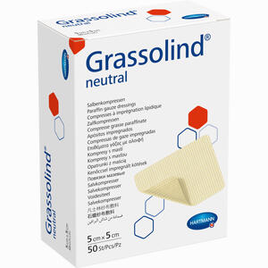 Grassolind Salbenkompressen Steril 5x5cm  50 Stück - ab 29,12 €