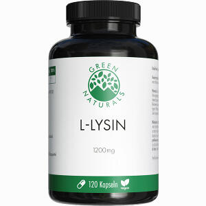 Green Naturals L- Lysin 1200 Mg Hochdosiert Vegan 120 Stück - ab 11,86 &euro;
