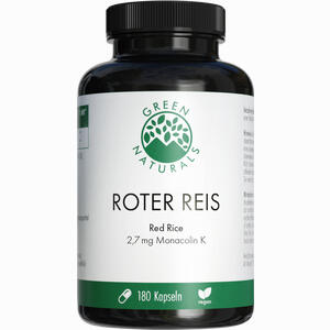 Green Naturals Roter Reis Monacolin K Vegan 180 Stück - ab 14,18 €