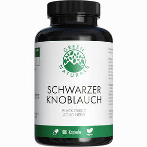 Green Naturals Schwarzer Knoblauch 600 Mg mit Sac 180 Stück - ab 16,39 €