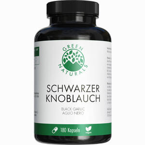 Green Naturals Schwarzer Knoblauch 750 Mg Vegan 180 Stück - ab 18,09 €