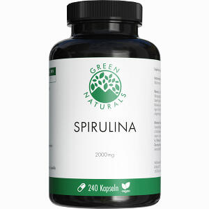 Green Naturals Spirulina Kapseln 2. 000 Mg Vegan 240 Stück - ab 14,97 &euro;