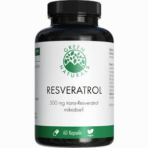 Green Naturals Trans- Resveratrol 500 Mg Vegan 60 Stück - ab 19,59 &euro;