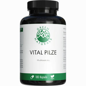 Green Naturals Vital Pilze Cordyceps Reishi Vegan 180 Stück - ab 19,03 €