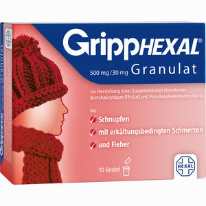 Gripphexal 500mg/30mg Granulat  10 Stück - ab 0,00 €