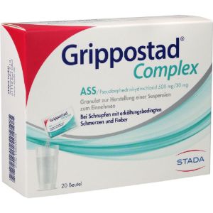 Grippostad Complex Ass/pseudoephedrin 500 Mg/30 Mg Granulat 20 Stück - ab 0,00 &euro;