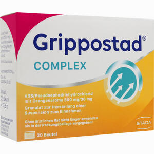 Grippostad Complex Ass/Pseudoephedrinhydrochlorid 20 Stück - ab 8,87 €