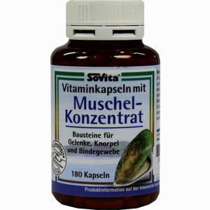 Grünlipp- Muschel- Konzentrat Kapseln 180 Stück - ab 17,09 €
