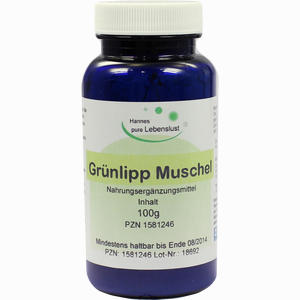 Grünlipp Muschel Pulver  100 g - ab 15,67 €
