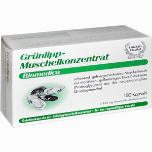 Grünlipp- Muschelkonzentrat Kapseln 180 Stück - ab 40,24 €