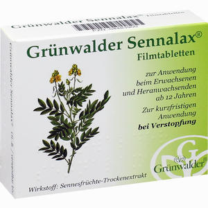 Grünwalder Sennalax Filmtabletten 30 Stück Grünwalder Sennalax Filmtabletten 30 Stück
