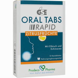 Gse Oral Tabs Rapid Zitrusfruchte  12 Stück - ab 7,98 &euro;