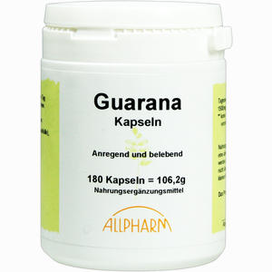 Guarana Kapseln 180 Stück - ab 13,36 €