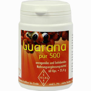 Guarana Pur 500 Kapseln 60 Stück - ab 4,00 €