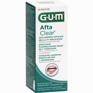 Gum Afta Clear Mundspülung Mundwasser 120 ml - ab 9,05 €
