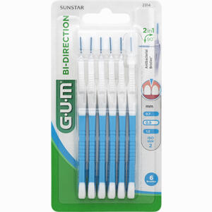 Gum Bi- Direction Blau 0.9 Mm Zahnbürste 6 Stück - ab 4,02 €