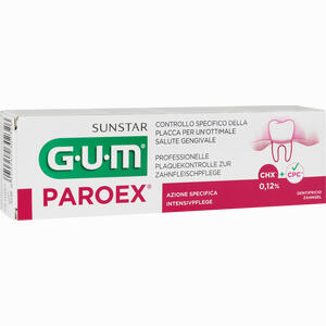 Gum Paroex Chlorhexidin Gel Zahnpasta 0.12%  75 ml - ab 3,21 €