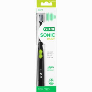 Gum Sonic Daily Schallzahnbürste Schwarz 1 Stück - ab 9,41 €