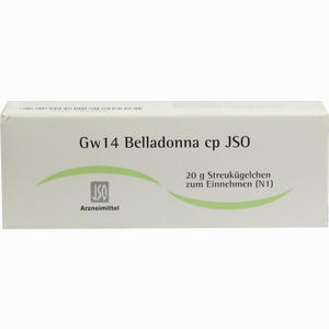 Gw14 Belladonna Cp Jso Globuli 20 g - ab 0,00 &euro;