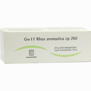 Gw17 Rhus Aromatica Cp Jso Globuli 20 g - ab 0,00 &euro;