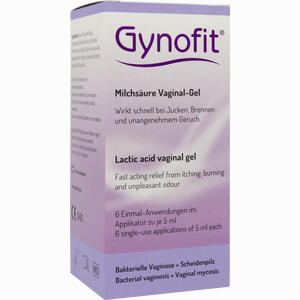 Gynofit Vaginal-gel mit Milchsäure Gel 6 x 5 ml Gynofit Vaginal-gel mit Milchsäure Gel 6 x 5 ml