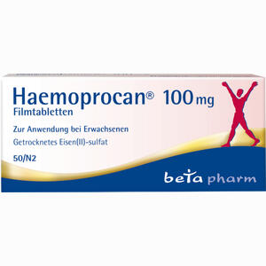 Haemoprocan 100 Mg Filmtabletten  50 Stück Haemoprocan 100 Mg Filmtabletten  50 Stück