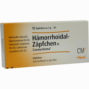 Hämorrhoidal- Zäpfchen N Cosmochema  12 Stück - ab 7,18 €